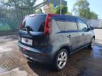 2012 NISSAN NOTE N-TEC for sale at Copart CHESTER