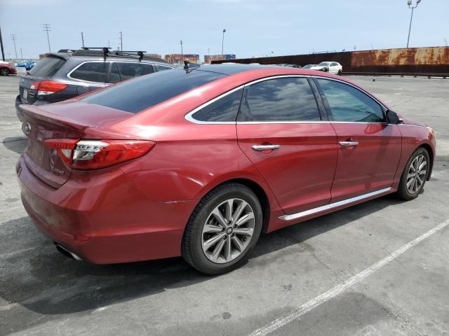  HYUNDAI SONATA 2016 Красный