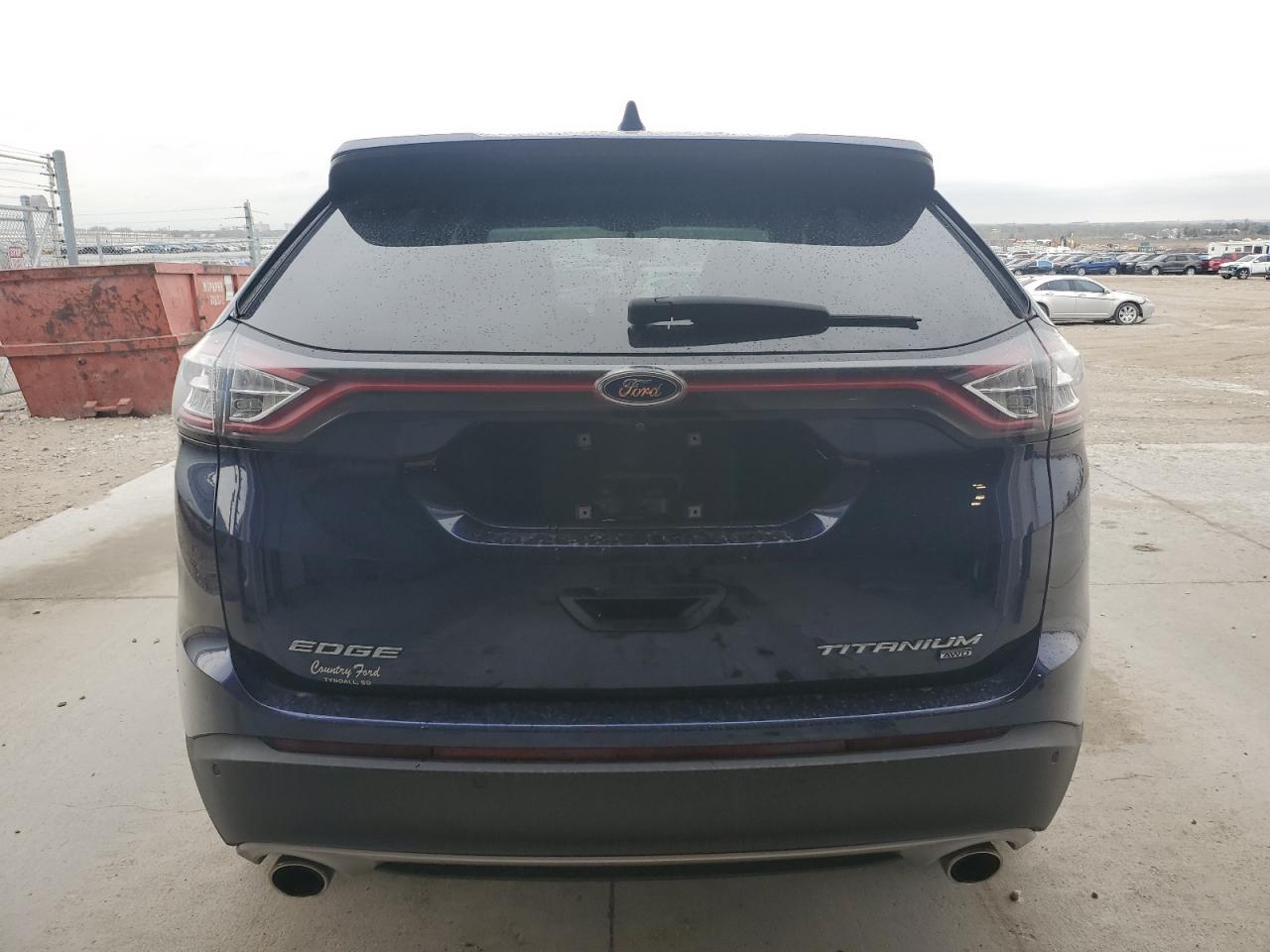2016 Ford Edge Titanium VIN: 2FMPK4K8XGBB67828 Lot: 54501715