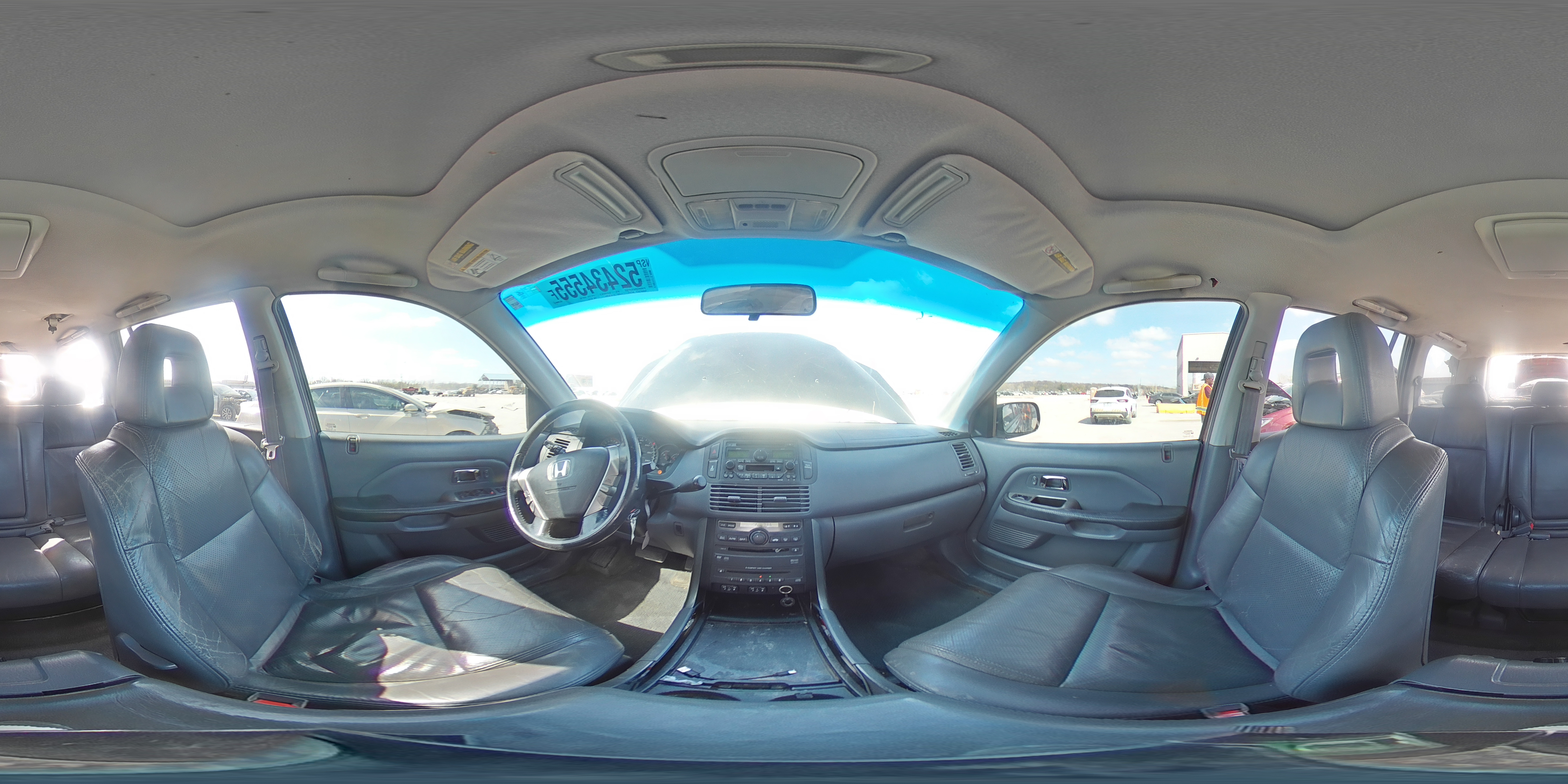 2005 Honda Pilot Exl VIN: 5FNYF18635B001295 Lot: 52434555