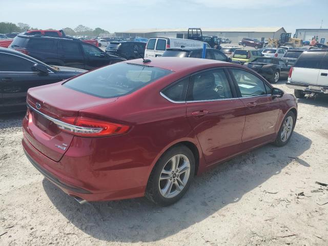  FORD FUSION 2018 Czerwony