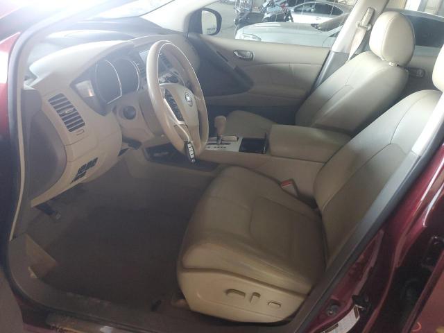  NISSAN MURANO 2012 Бургунди
