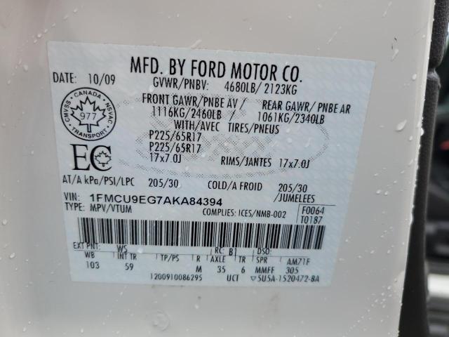 2010 FORD ESCAPE LIMITED