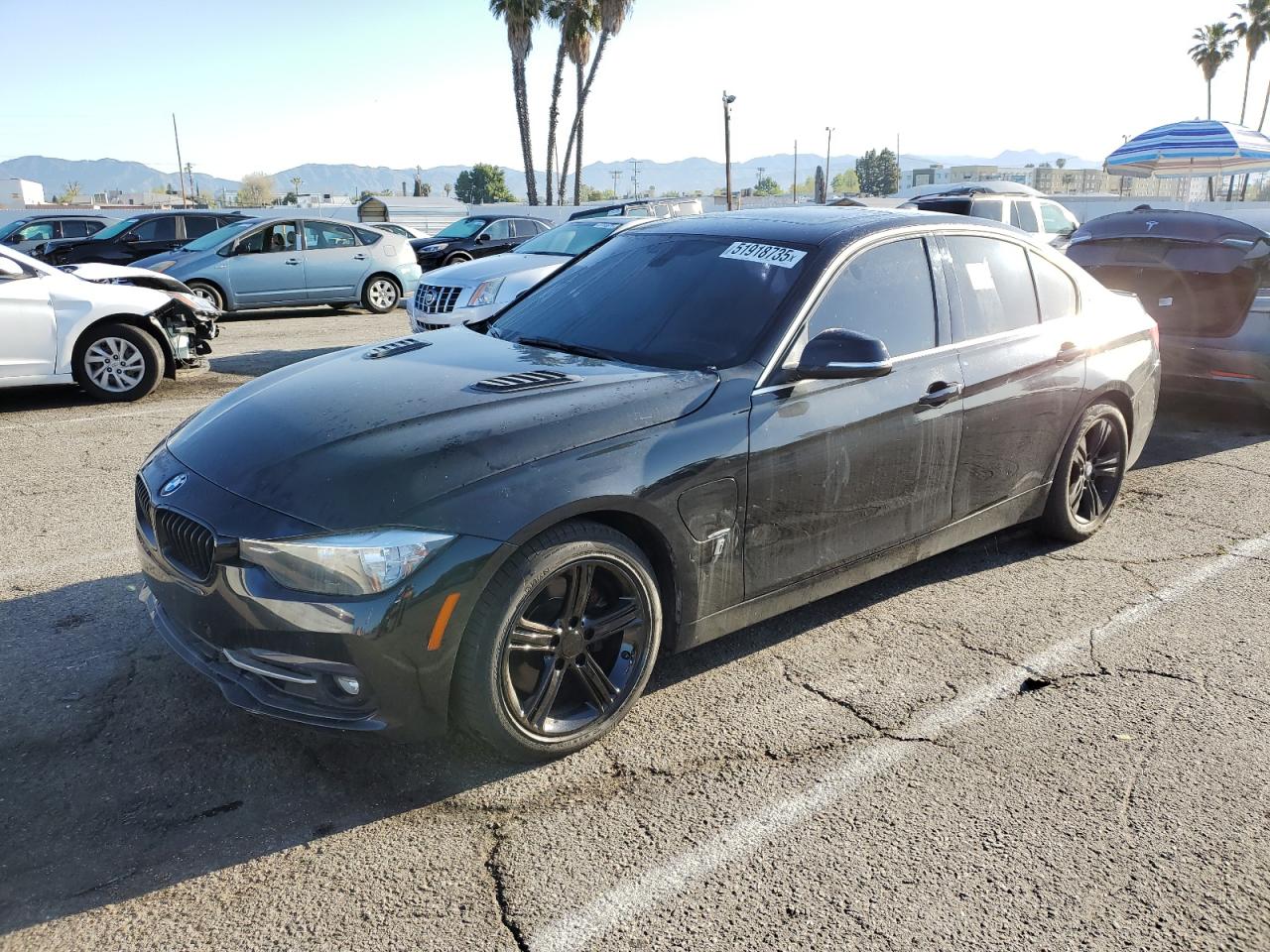 2017 Bmw 330E  за продажба в Van Nuys, CA - Normal Wear