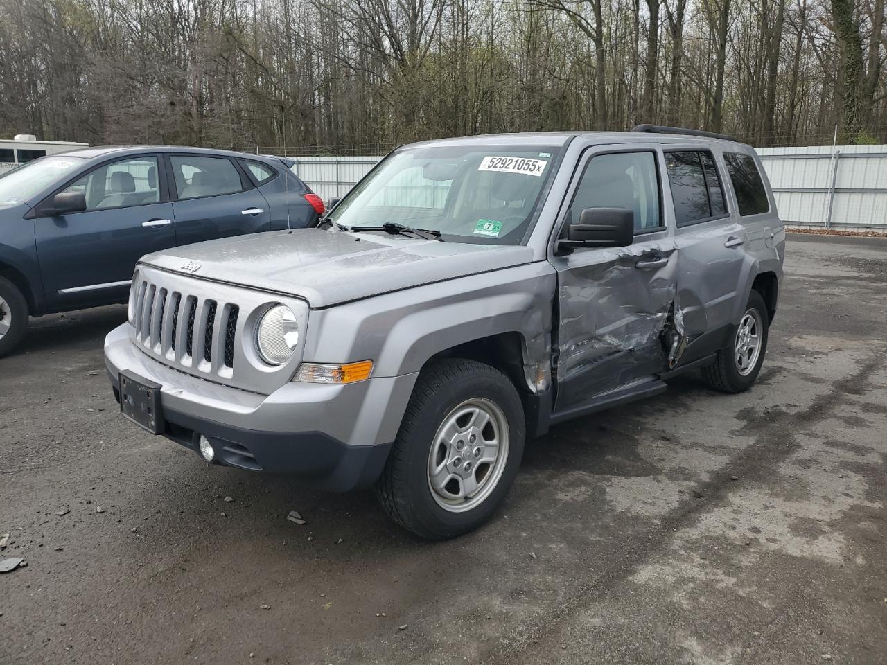 2016 Jeep Patriot Sport de vânzare în Glassboro, NJ - Side