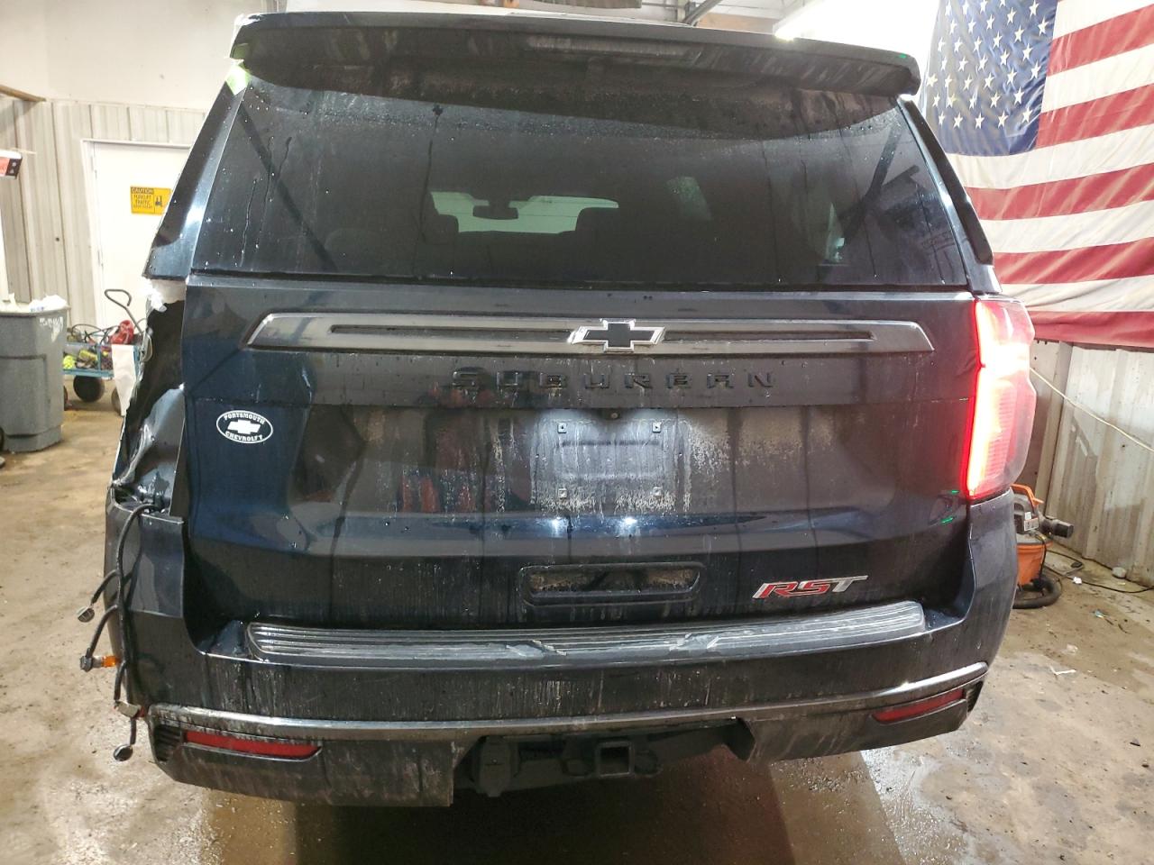 2022 Chevrolet Suburban K1500 Rst VIN: 1GNSKEKD8NR299232 Lot: 52011295