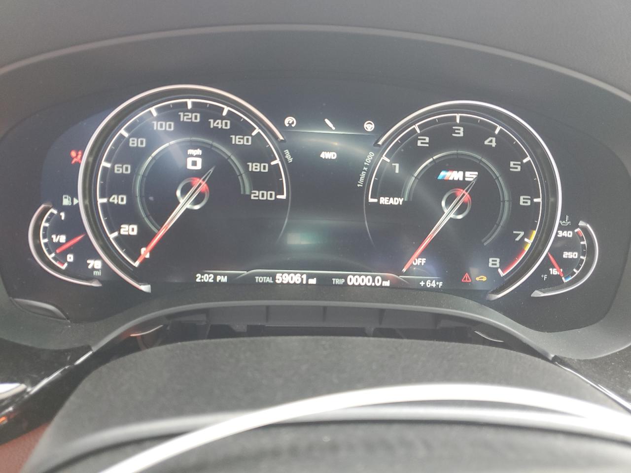 2019 BMW M5 VIN: WBSJF0C58KB448366 Lot: 50417885