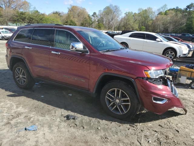  JEEP GRAND CHER 2017 Бордовый
