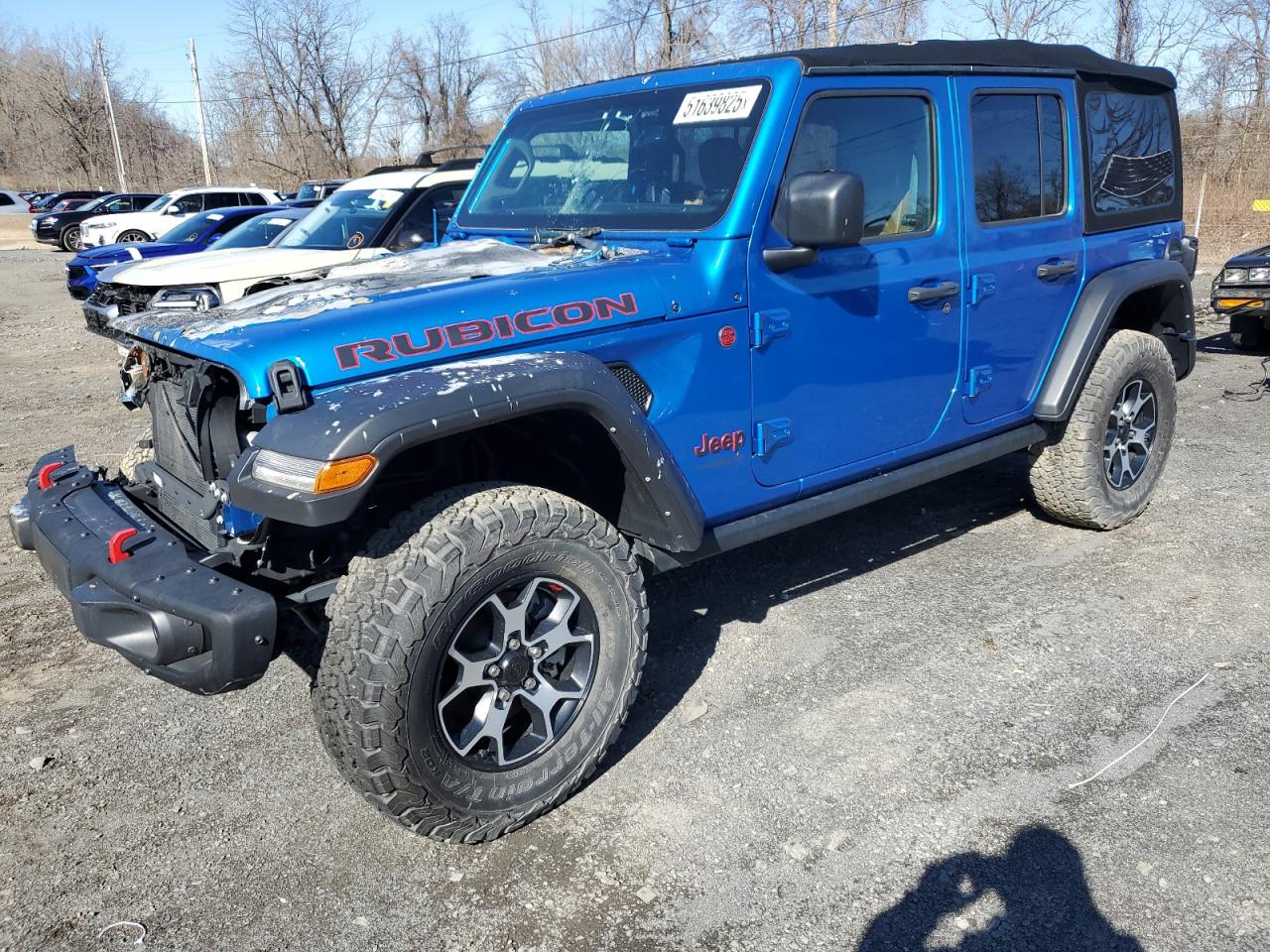 2022 Jeep Wrangler Unlimited Rubicon за продажба в Marlboro, NY - Burn - Engine