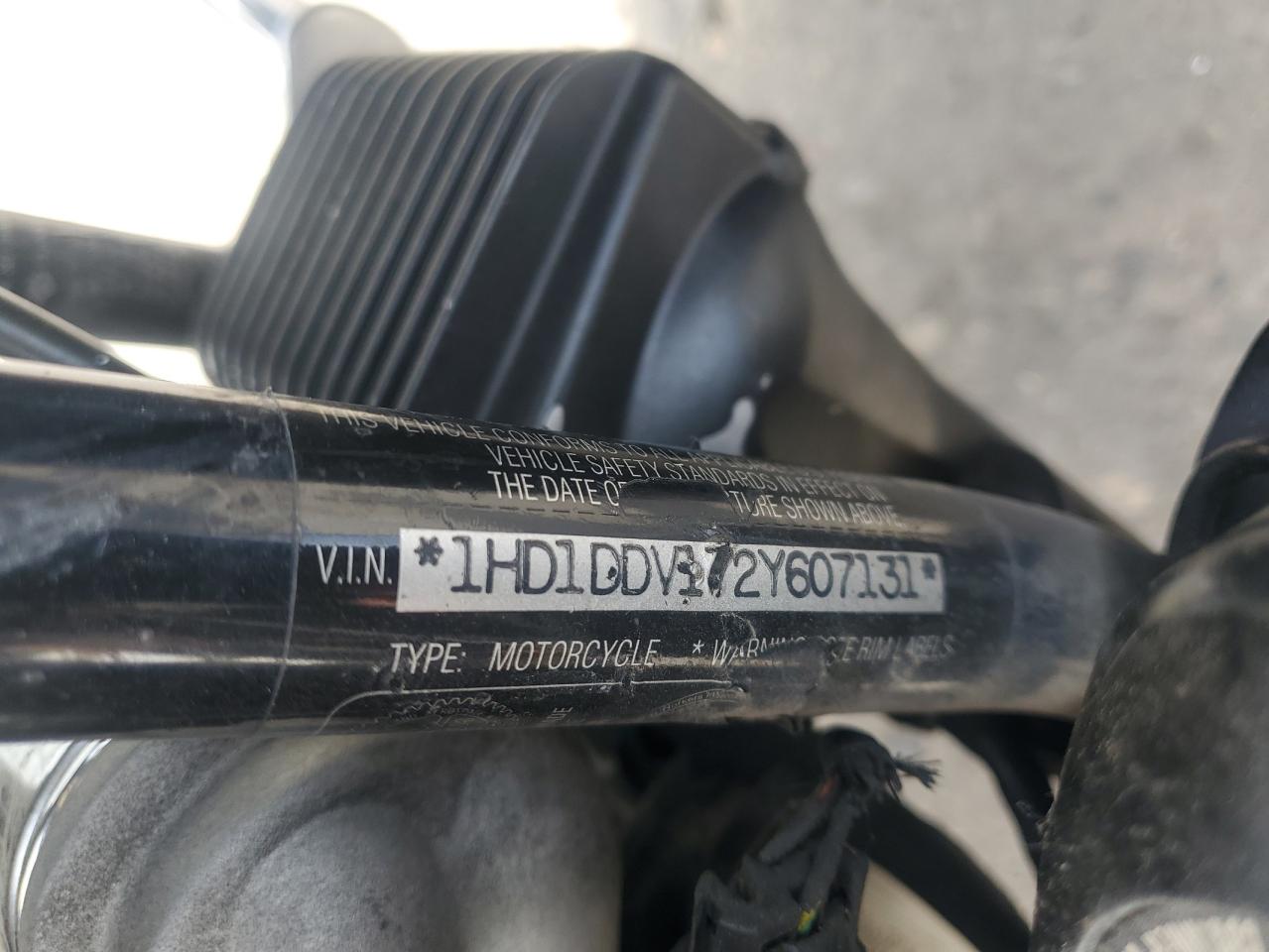 2002 Harley-Davidson Flht VIN: 1HD1DDV172Y607131 Lot: 53299945