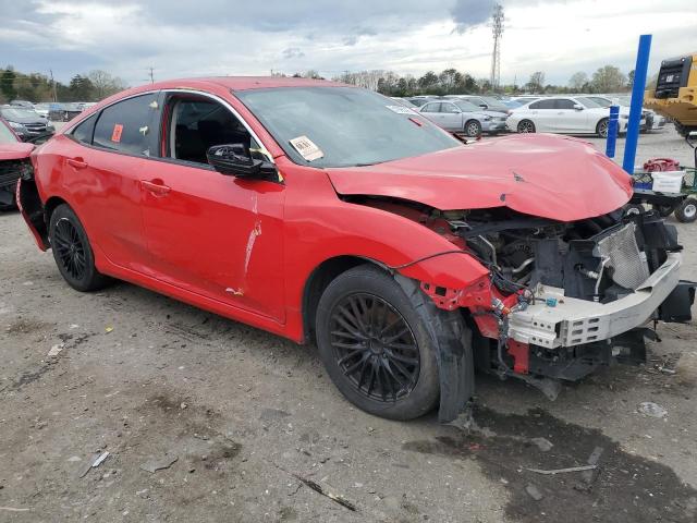 Sedans HONDA CIVIC 2017 Czerwony