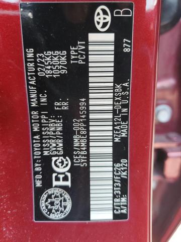 2023 TOYOTA COROLLA SE