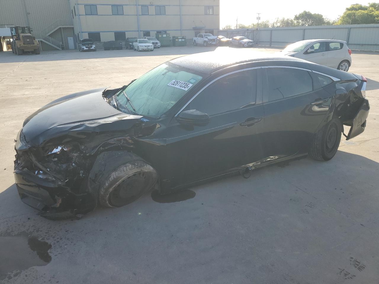 2018 Honda Civic Lx en Venta en Wilmer, TX - Front End