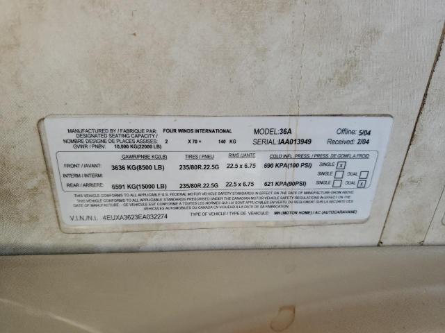 2005 INFINITI 36A FOURWI