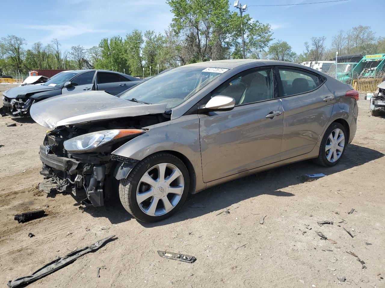 2013 Hyundai Elantra Gls იყიდება Baltimore-ში, MD - Front End