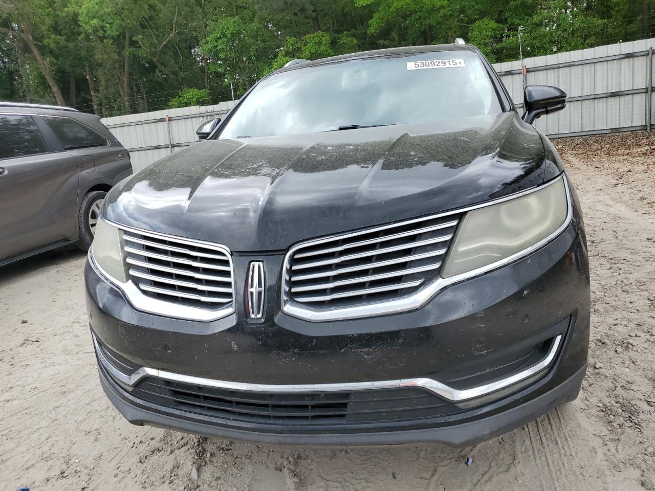 2016 Lincoln MKX at FL - Midway, Copart lot 53092915