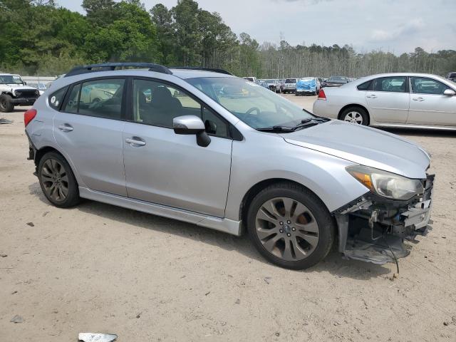 Crossovers SUBARU IMPREZA 2015 Srebrny