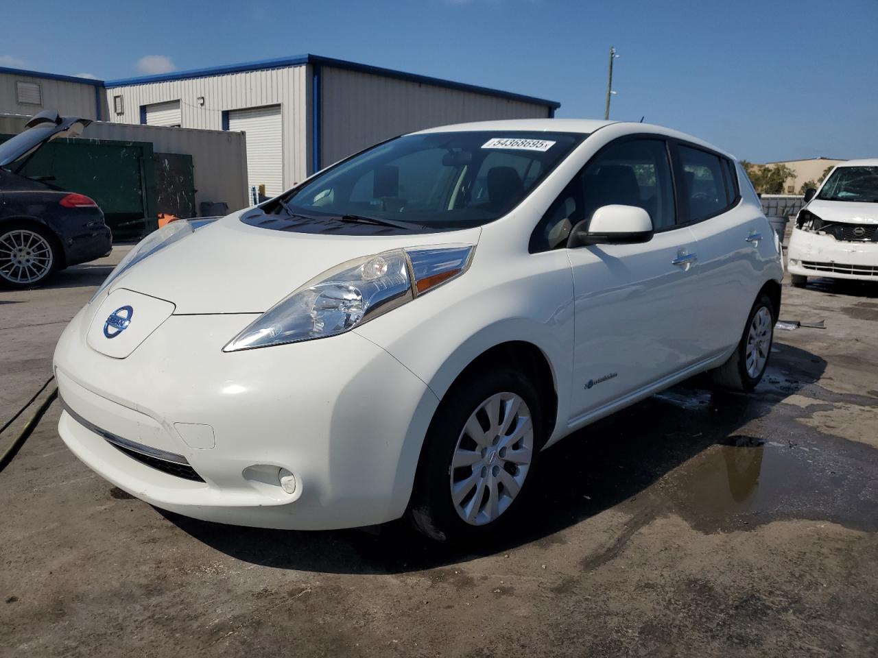 2015 Nissan Leaf S en Venta en Orlando, FL - Rear End