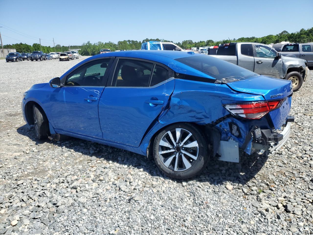 2023 Nissan Sentra Sv blue null gas 3N1AB8CVXPY291694 photo #3
