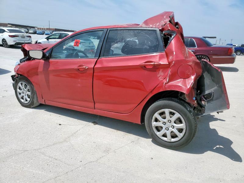 HYUNDAI ACCENT 2012 Червоний