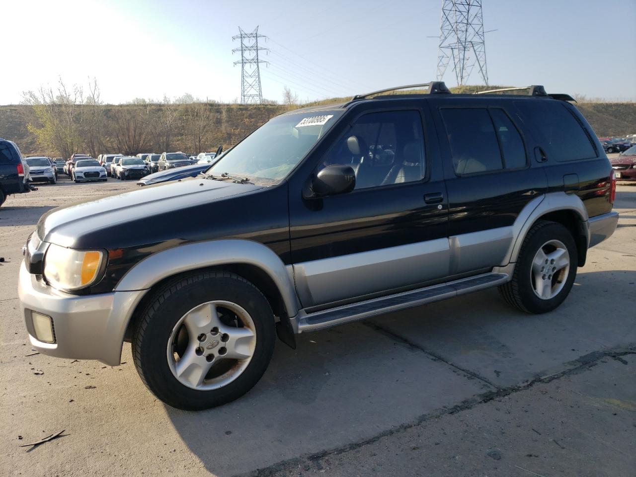 2001 INFINITI QX4 BLACK VIN: JNRDR07YX1W109163