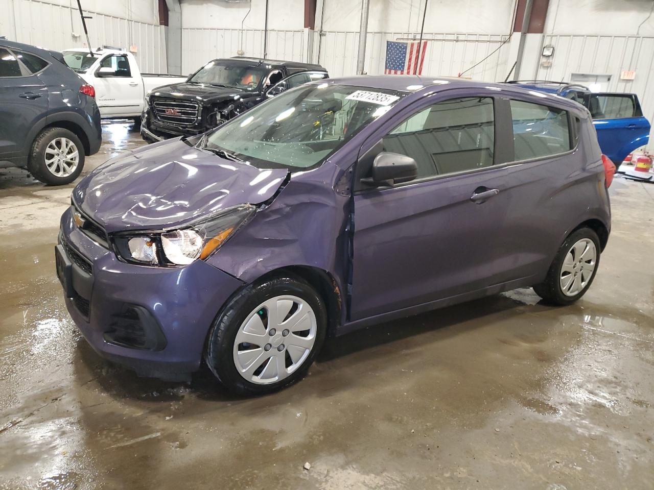 2017 Chevrolet Spark Ls продається в Franklin, WI - Front End