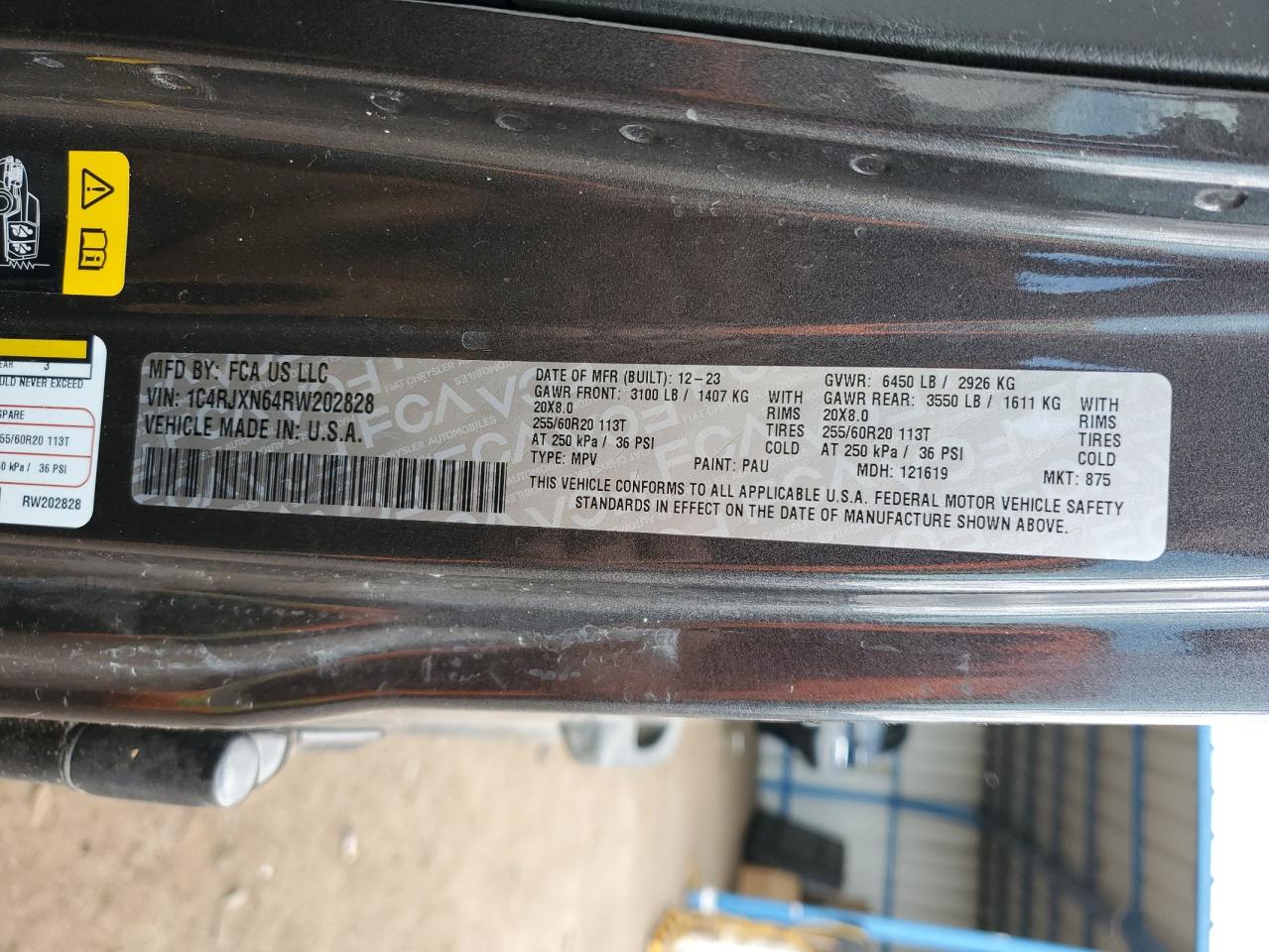 2024 Jeep Wrangler 4Xe VIN: 1C4RJXN64RW202828 Lot: 54202415