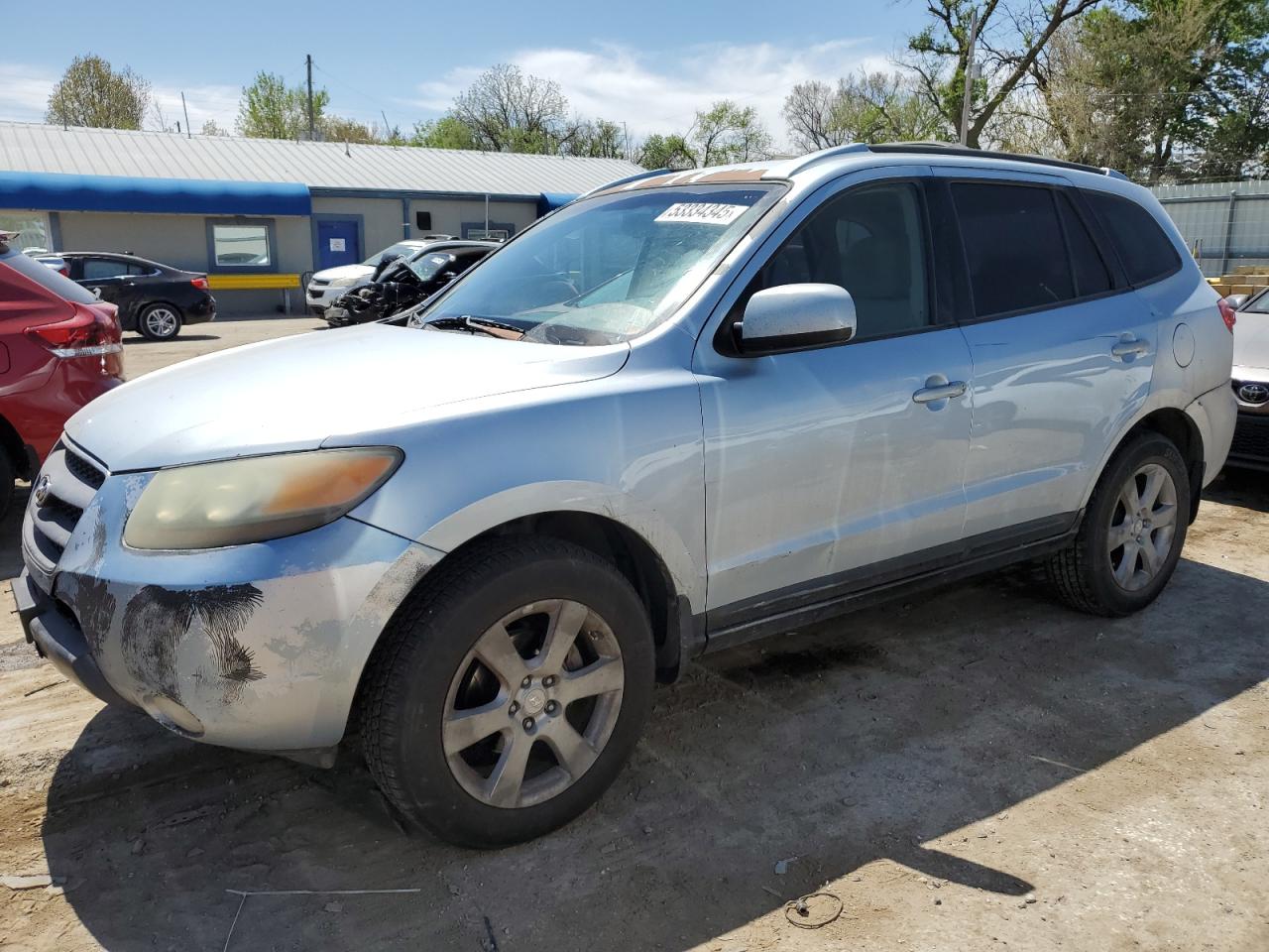 2007 Hyundai Santa Fe Se en Venta en Wichita, KS - Side