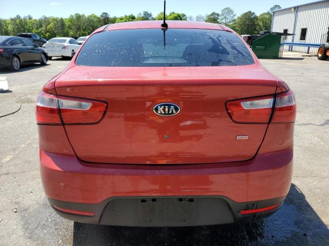  KIA RIO 2014 Красный