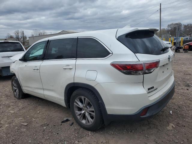 Parquets TOYOTA HIGHLANDER 2014 Biały