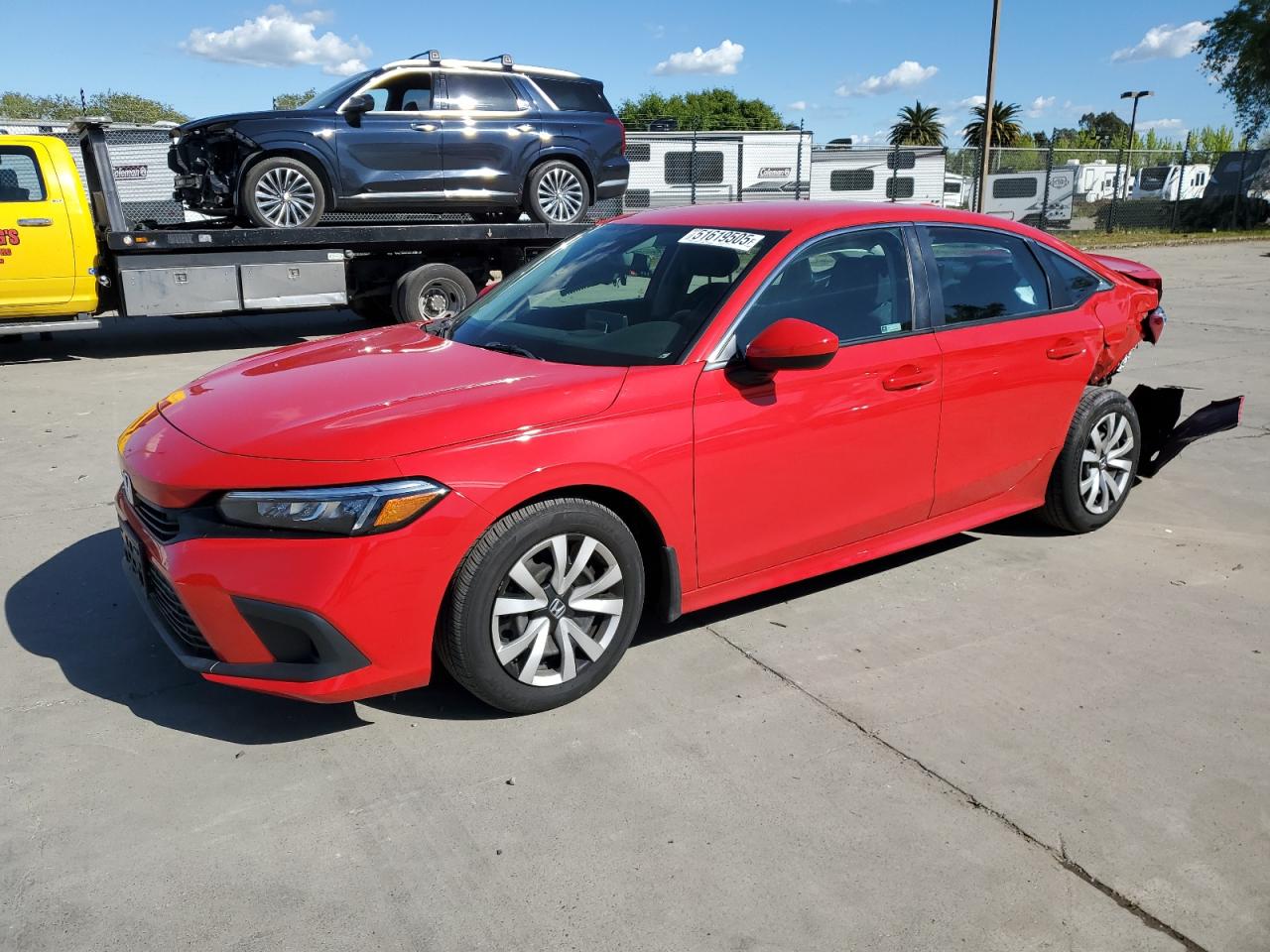 2023 Honda Civic Lx en Venta en Sacramento, CA - Rear End