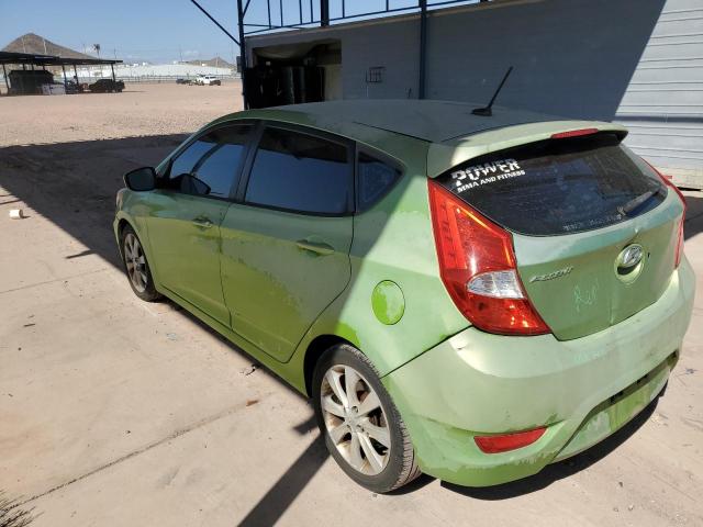  HYUNDAI ACCENT 2012 Зеленый