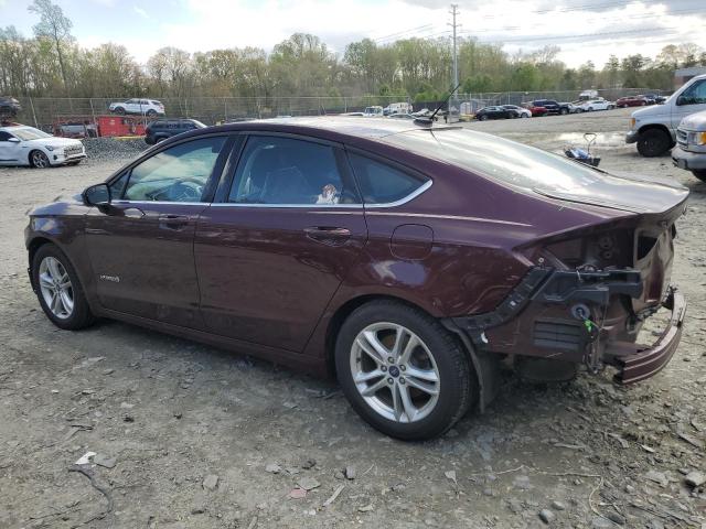  FORD FUSION 2018 Бургунді