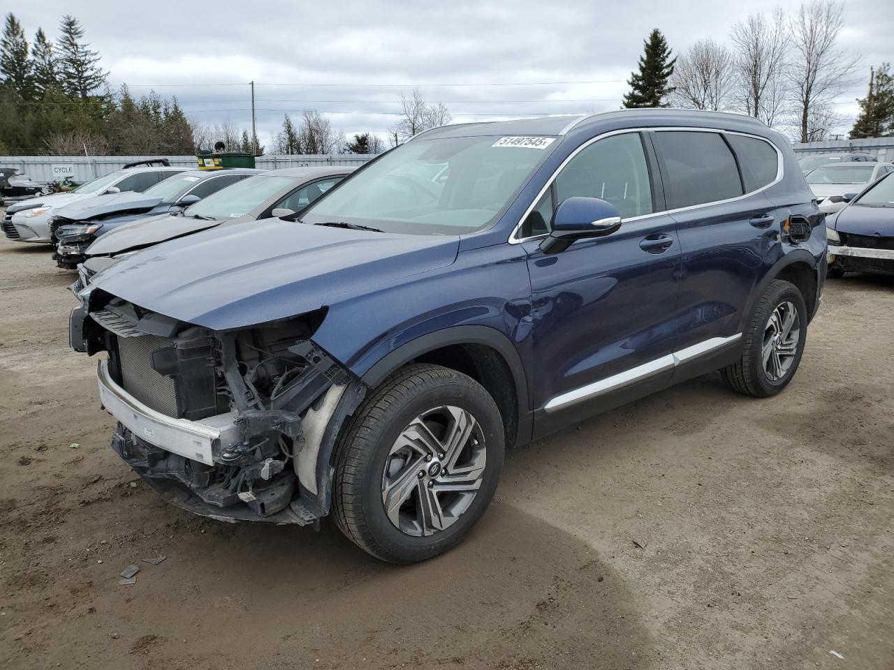 2021 Hyundai Santa Fe Sel продається в Bowmanville, ON - Front End