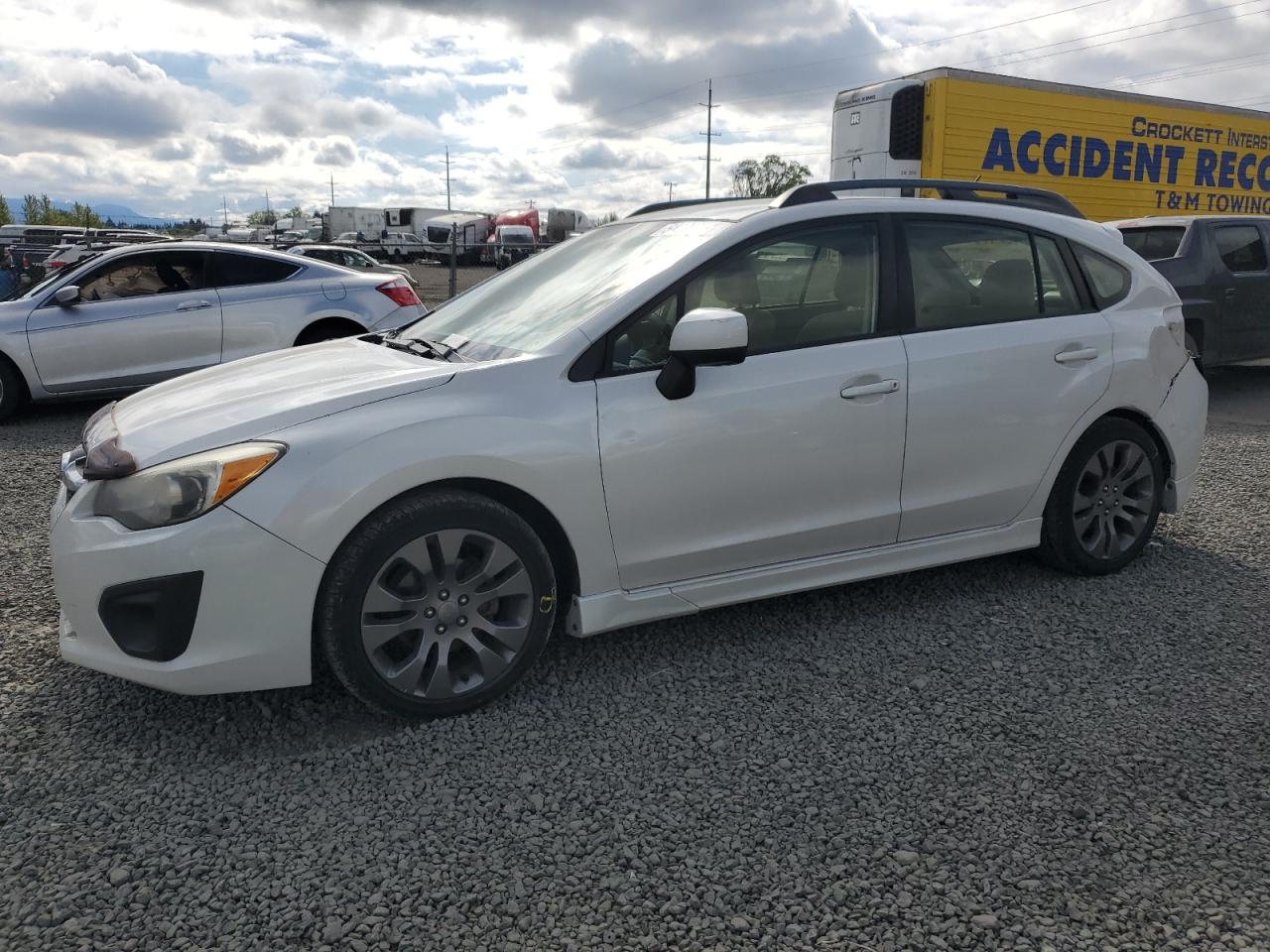 2012 Subaru Impreza Sport Premium იყიდება Eugene-ში, OR - Rear End