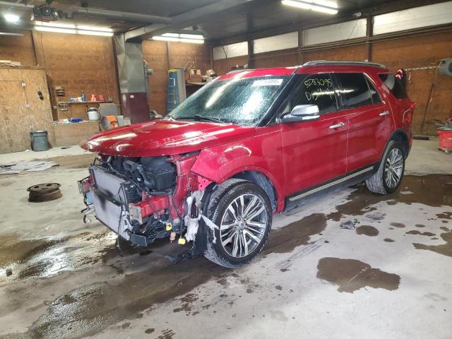  FORD EXPLORER 2017 Czerwony