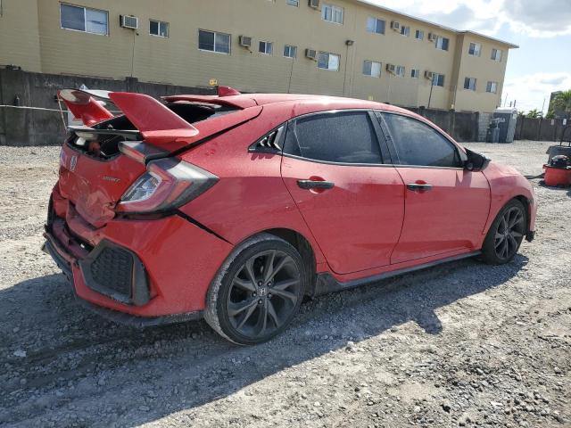  HONDA CIVIC 2017 Czerwony
