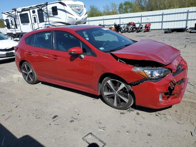  SUBARU IMPREZA 2017 Red
