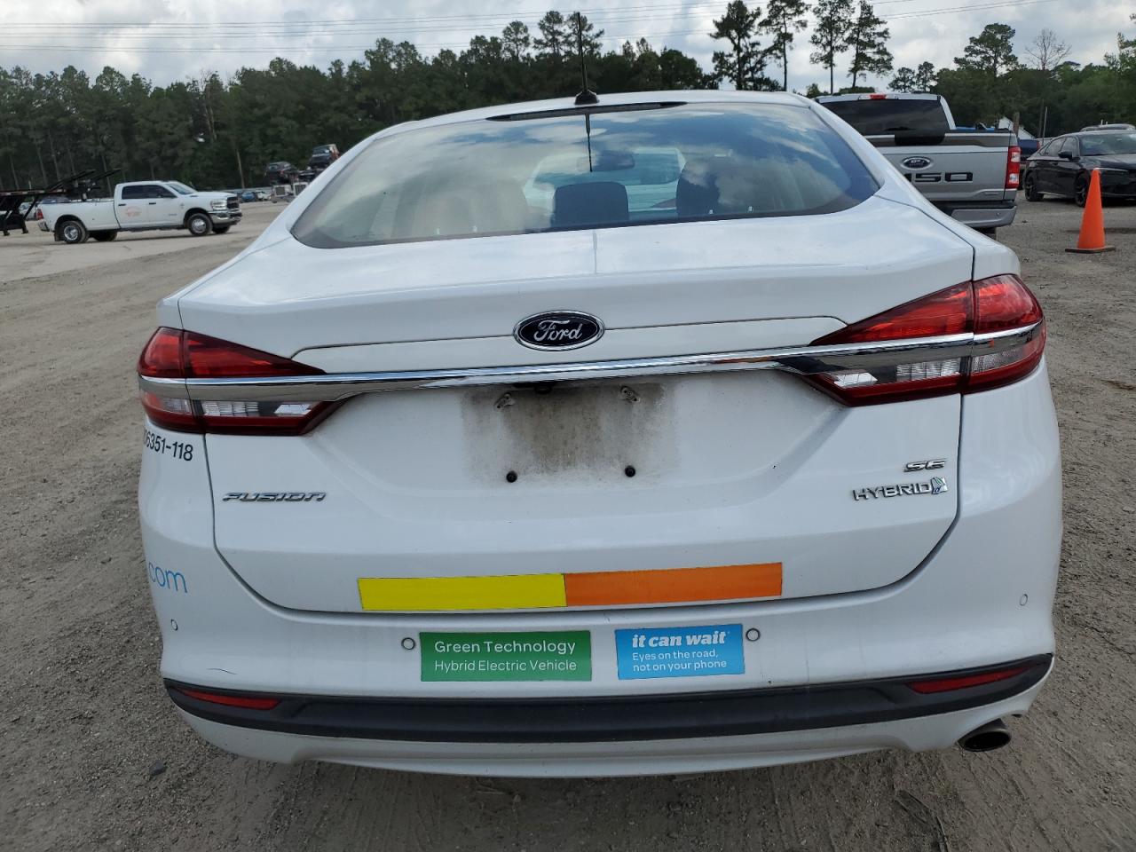 2018 Ford Fusion Se Hybrid VIN: 3FA6P0LU5JR278694 Lot: 54032505