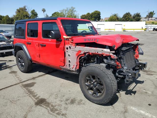  JEEP WRANGLER 2022 Czerwony