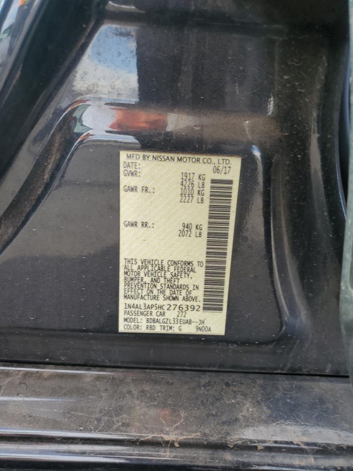1N4AL3AP5HC276392 NISSAN ALTIMA 2017