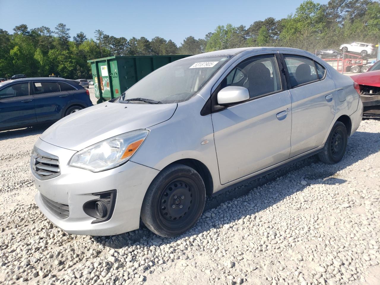 2019 Mitsubishi Mirage G4 Es na sprzedaż w Ellenwood, GA - Rear End