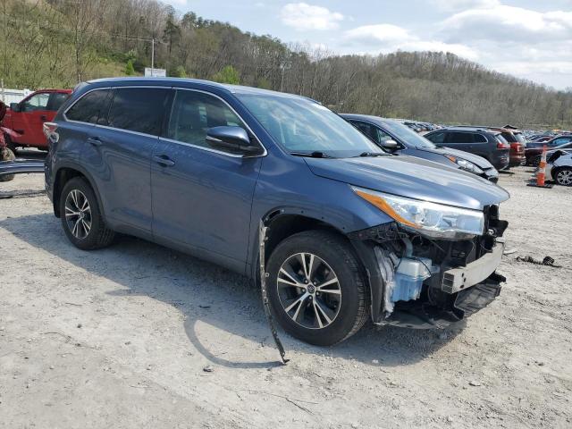 Parquets TOYOTA HIGHLANDER 2016 Granatowy