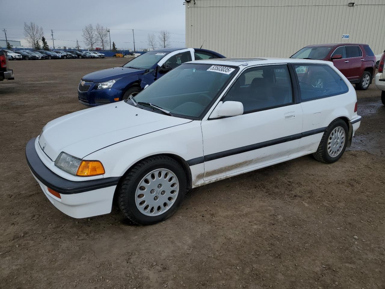 1990 Honda Civic Si продається в Rocky View County, AB - Vandalism