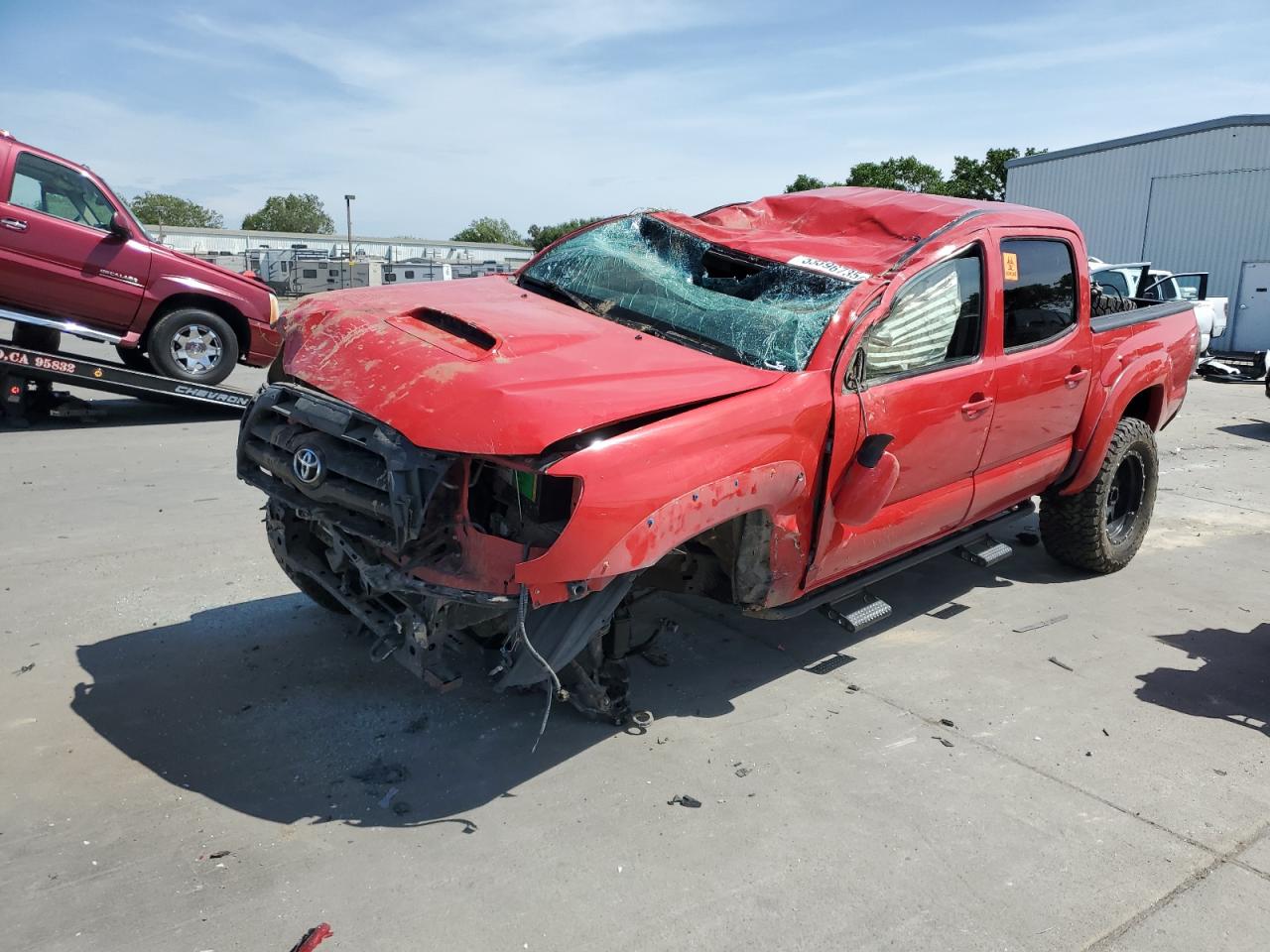 2007 Toyota Tacoma Double Cab Prerunner იყიდება Sacramento-ში, CA - Rollover