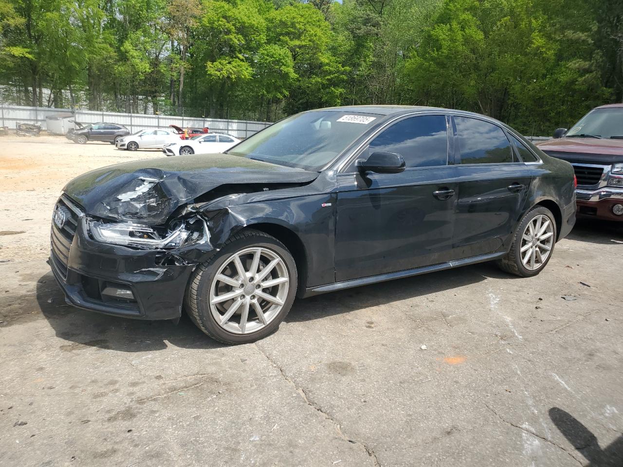 2015 Audi A4 Premium Plus продається в Austell, GA - Front End