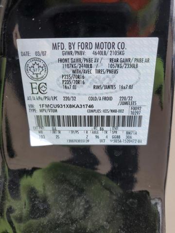 2008 FORD ESCAPE XLT
