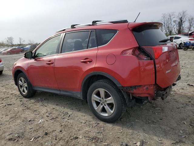  TOYOTA RAV4 2015 Czerwony