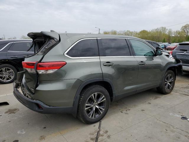  TOYOTA HIGHLANDER 2019 Зелений