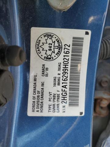 2009 HONDA CIVIC DX